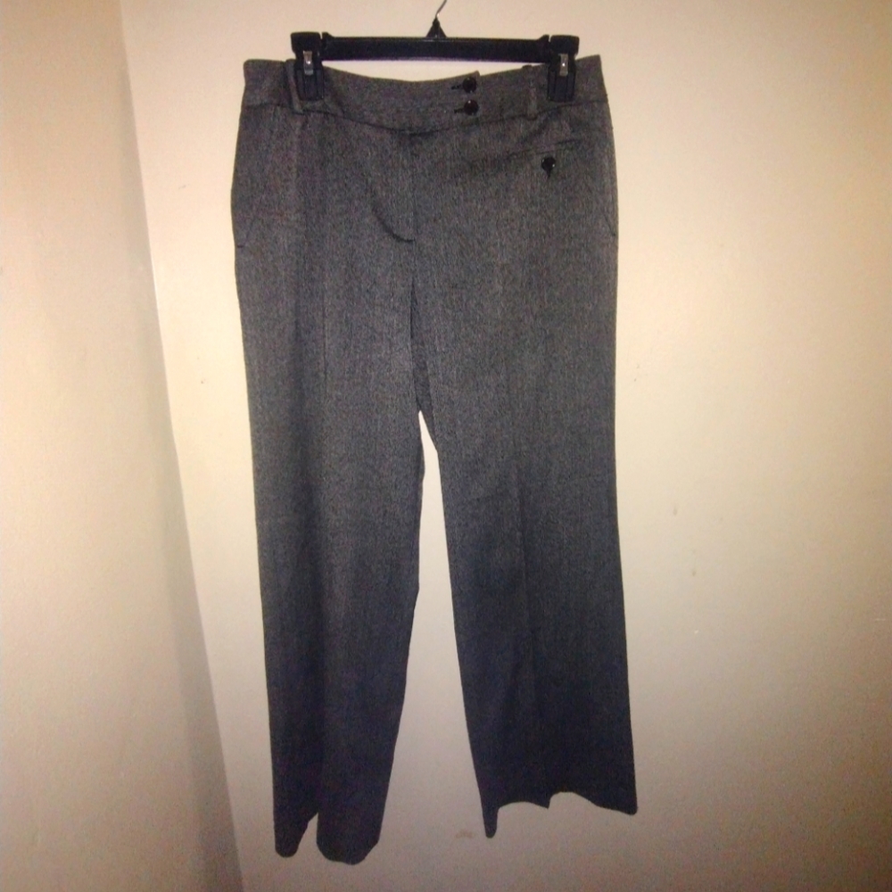 Larry Levine Petite Stretch Grey Women's Slacks❗Last Chance To Buy‼️